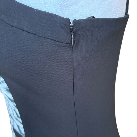 Nina Austin Silk Blend Cocktail Dress Knee Length Zebra Print Womens Size Small - Picture 4 of 9